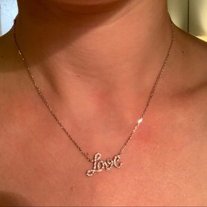 Love Crystal Necklace